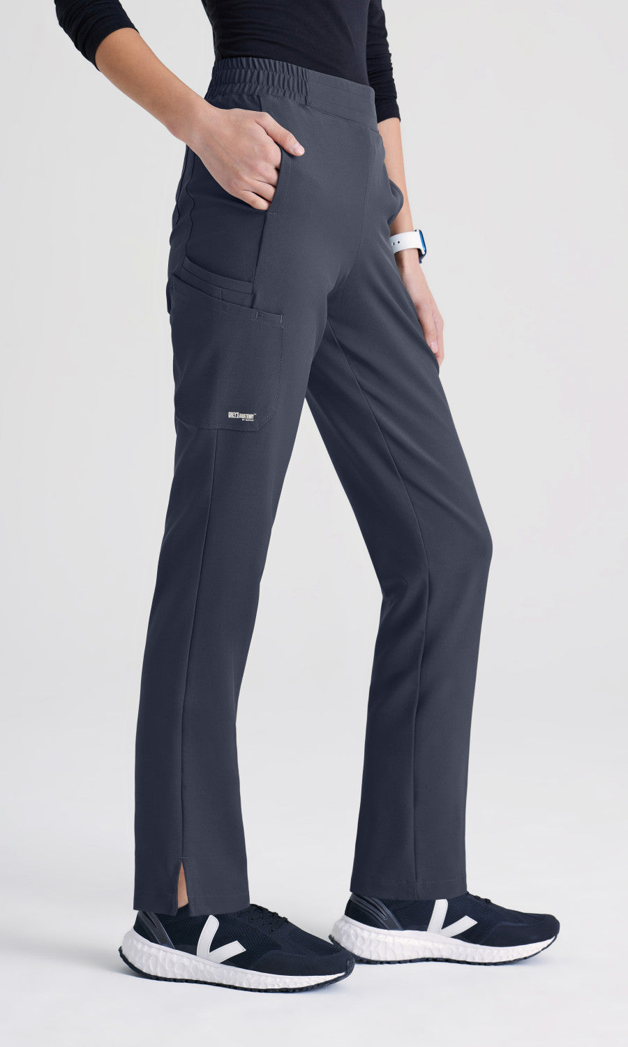 Grey's Anatomy Evolve GSSP627 Cosmo Scrub Pants Steel