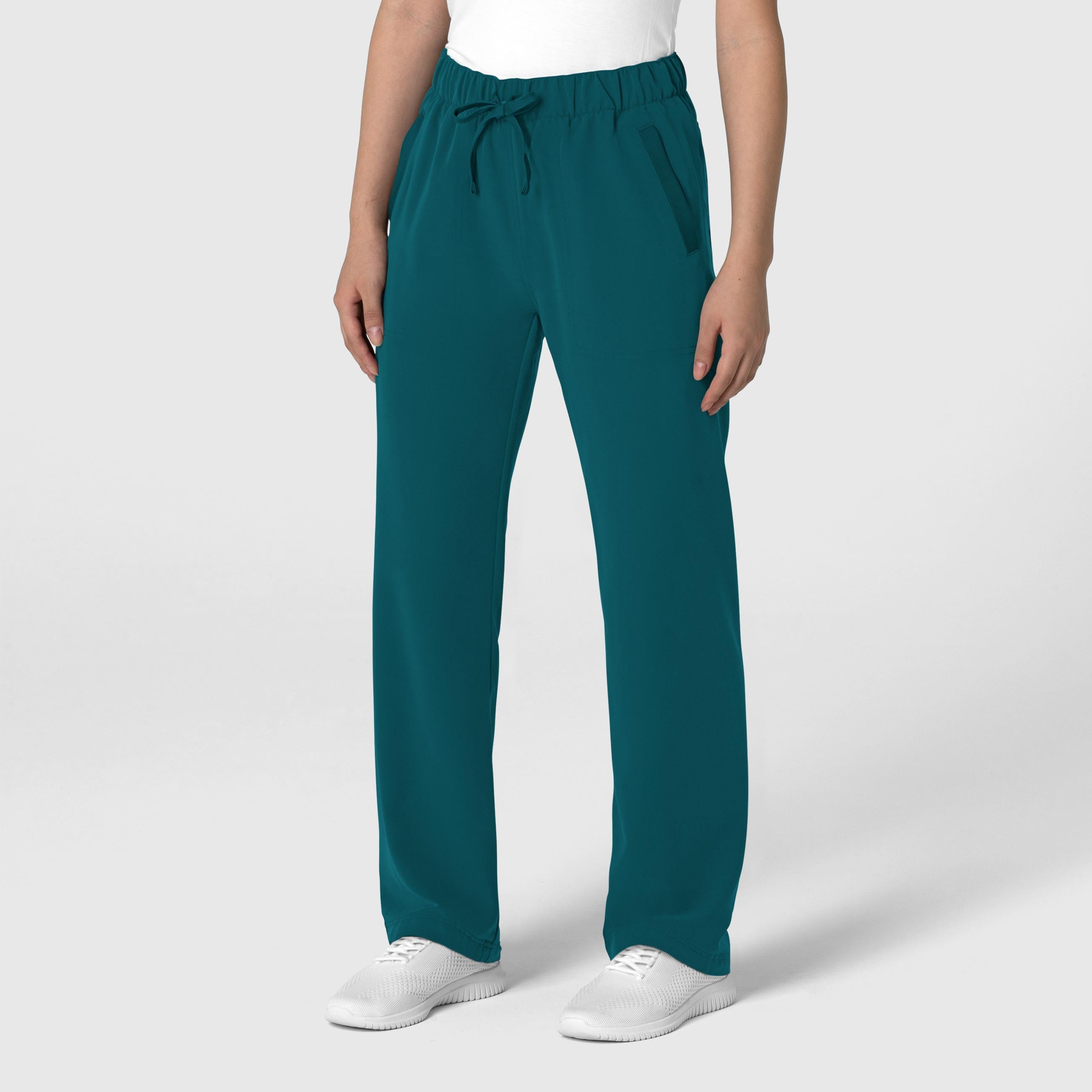 Nova 5232 Stovepipe High-Low Hem Scrub Pants Caribbean