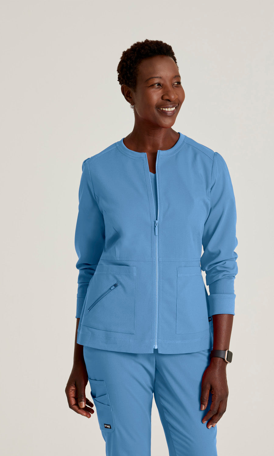 Grey's Anatomy Stretch GRSW017 Millie Jacket Ciel Blue