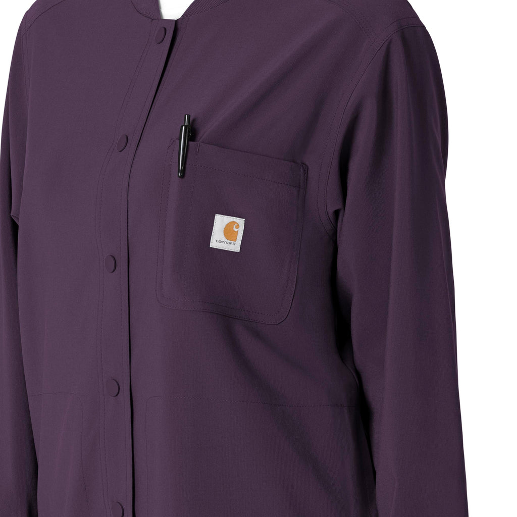 Force Cross-Flex C82210 Shirt Jacket Black Plum