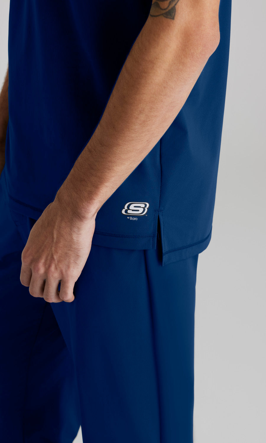 Skechers Slip-Ins Knits SKT229 Flex Knit Scrub Top Navy