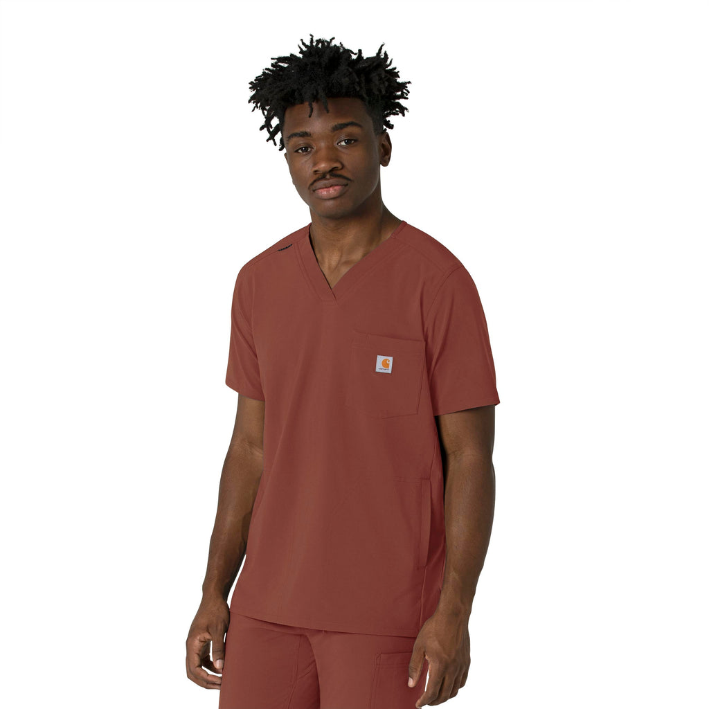 Force Cross-Flex C16410 Men's V-Neck Scrub Top Sable