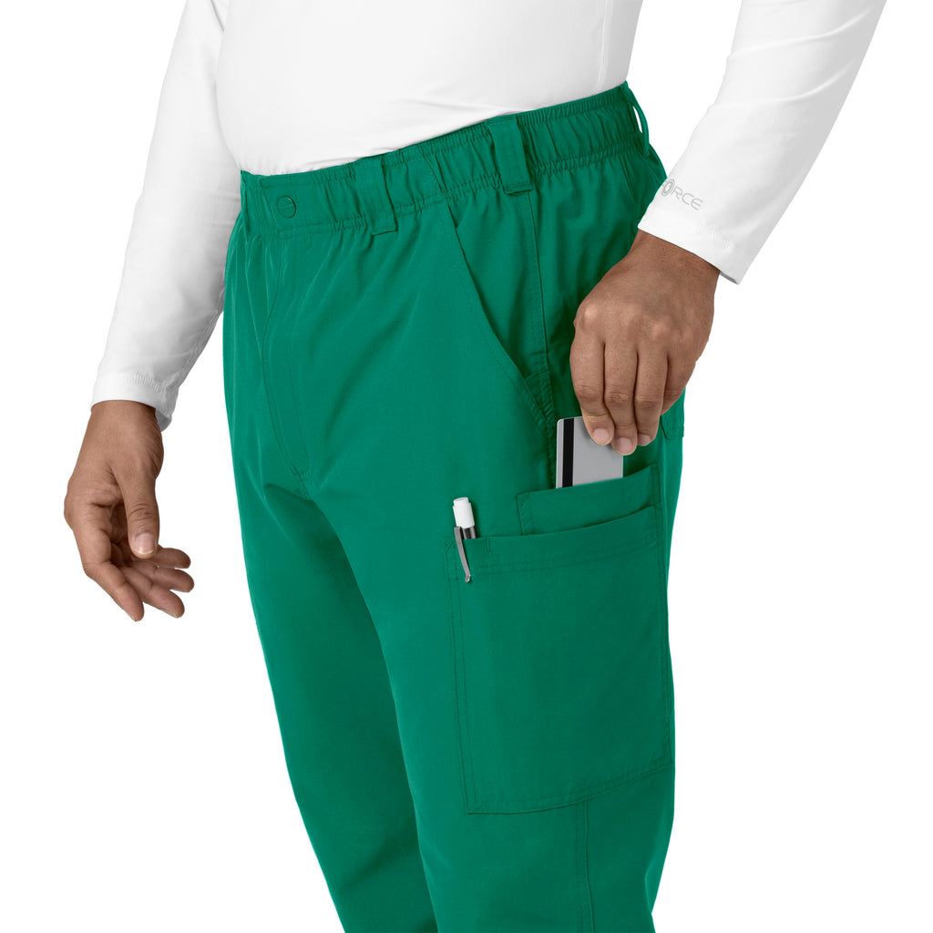 Force Essentials C56113 Men's Straight Leg Cargo Scrub Pants Hunter