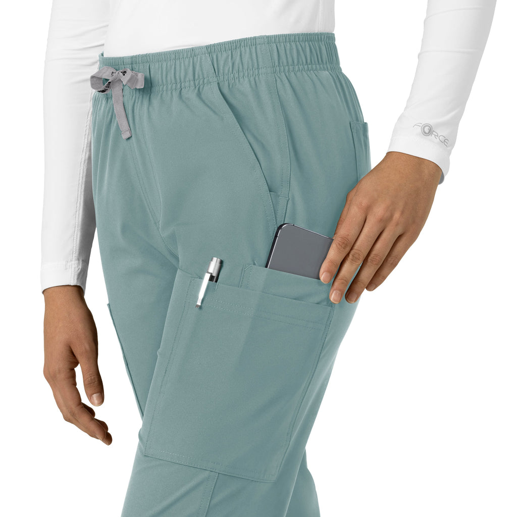 Force Essentials C51213 Straight Leg Scrub Pants Summer Blue