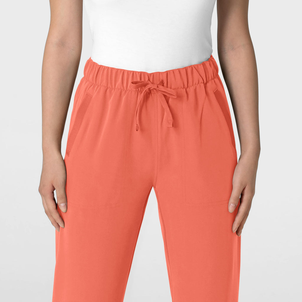 Nova 5232 Stovepipe High-Low Hem Scrub Pants Sugar Coral