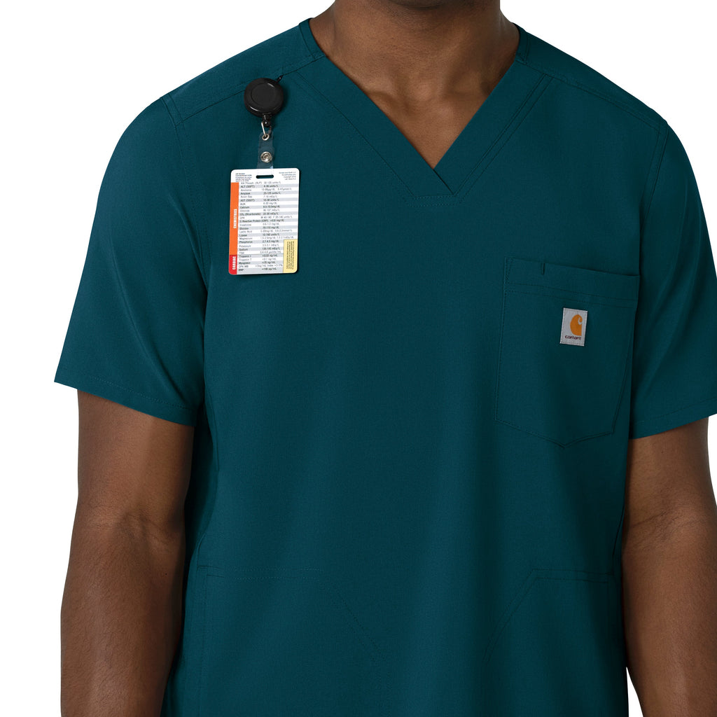 Force Cross-Flex C16410 Men's V-Neck Scrub Top Caribbean