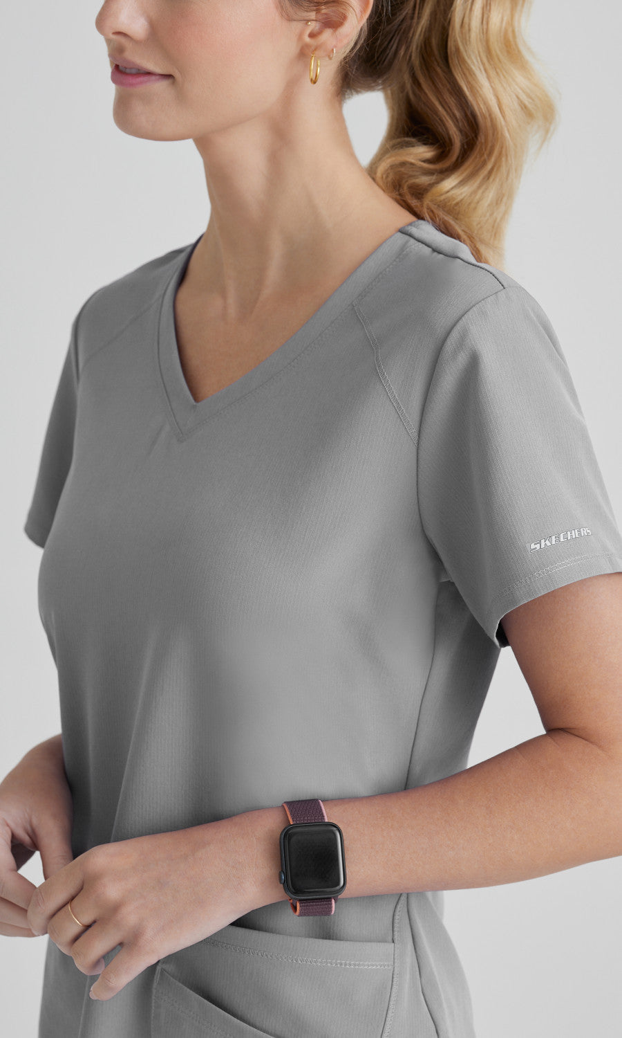 Skechers SK101 Breeze Scrub Top Moonstruck