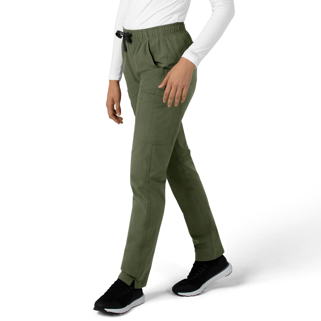 Force Essentials C51213 Straight Leg Scrub Pants Olive