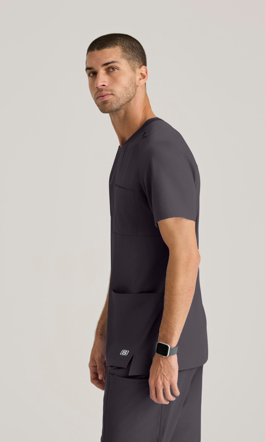 Skechers SKT193 Thesis Scrub Top Pewter