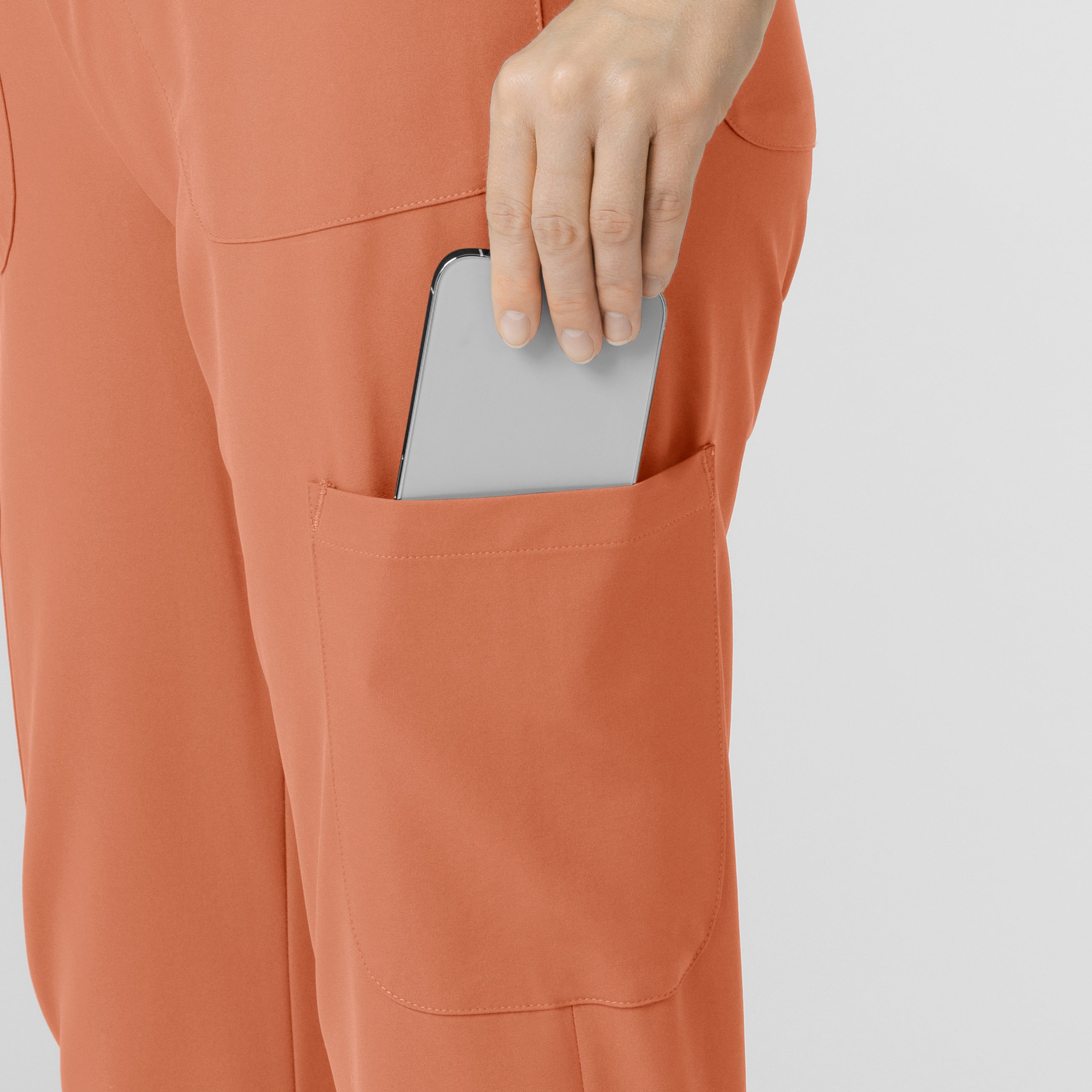 Thrive 5522 Convertible Stirrup Jogger Scrub Pants Terracotta