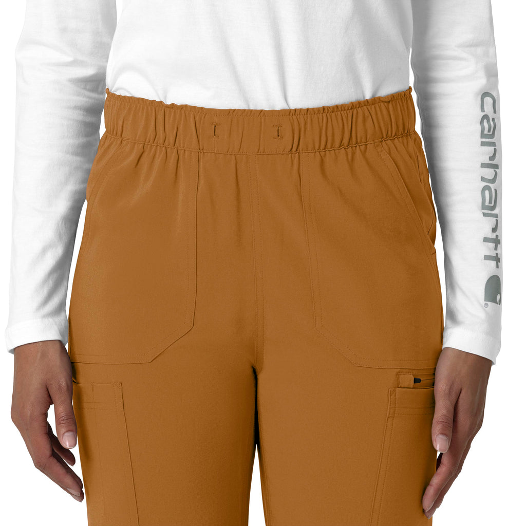 Force Cross-Flex C53210 Straight Leg Cargo Scrub Pants Fox Brown