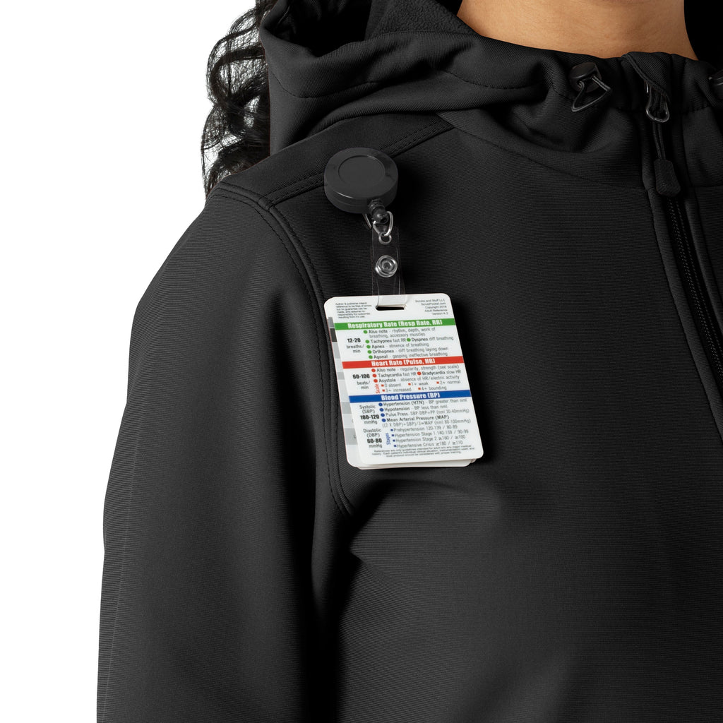 Layers C85023 Bonded Fleece Hoodie Black