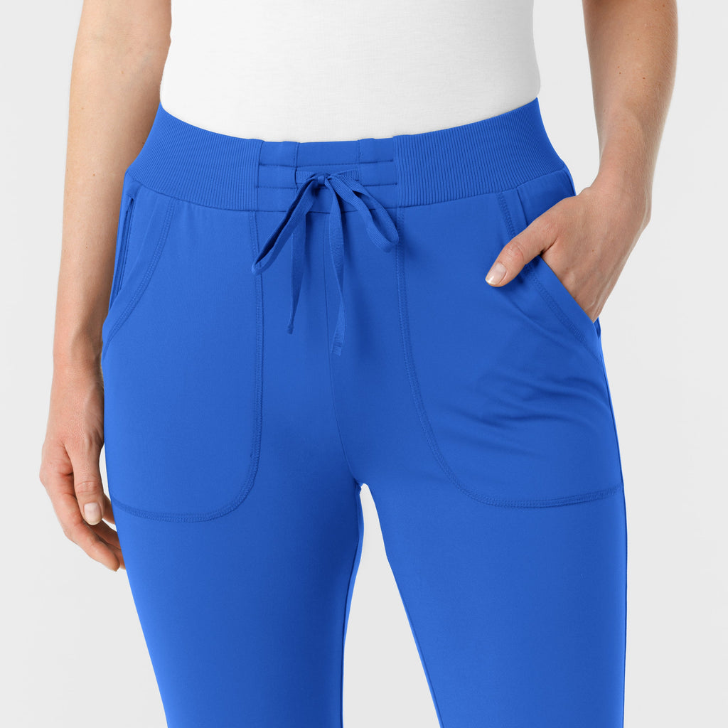 RENEW 5259 Knit Track Scrub Pants Royal