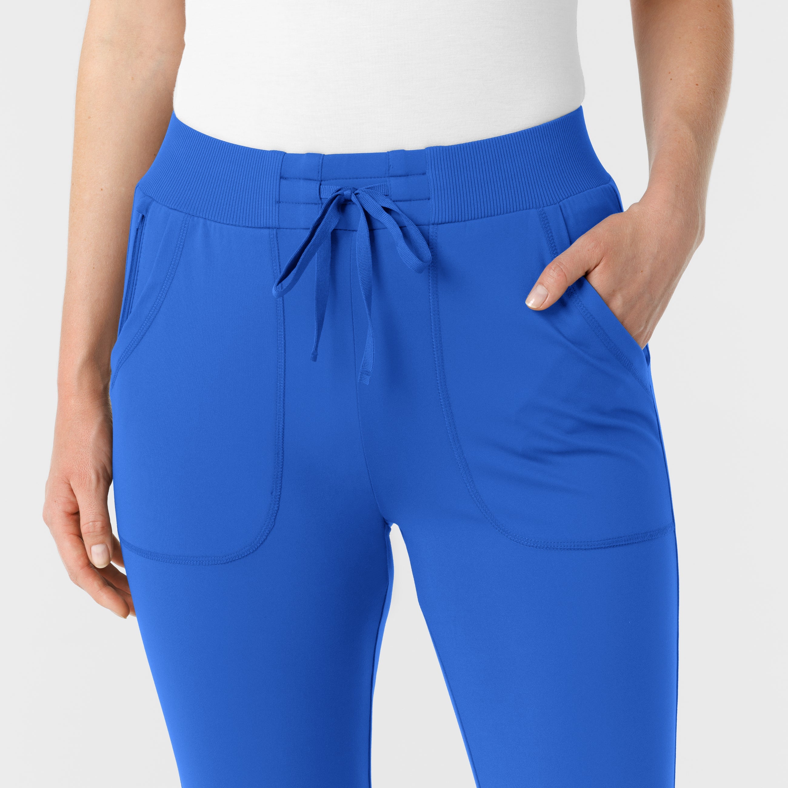 RENEW 5259 Knit Track Scrub Pants Royal