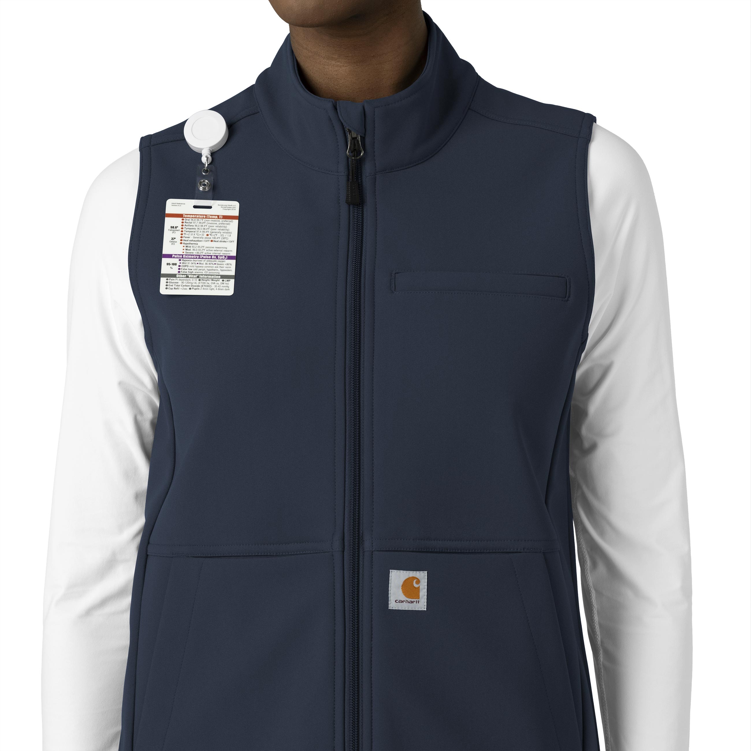 Rugged Flex C83023 Bonded Fleece Vest Navy
