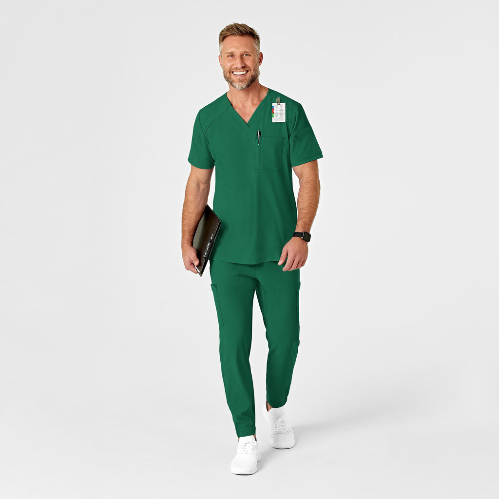 RENEW 5034 Men's Jogger Scrub Pants Hunter