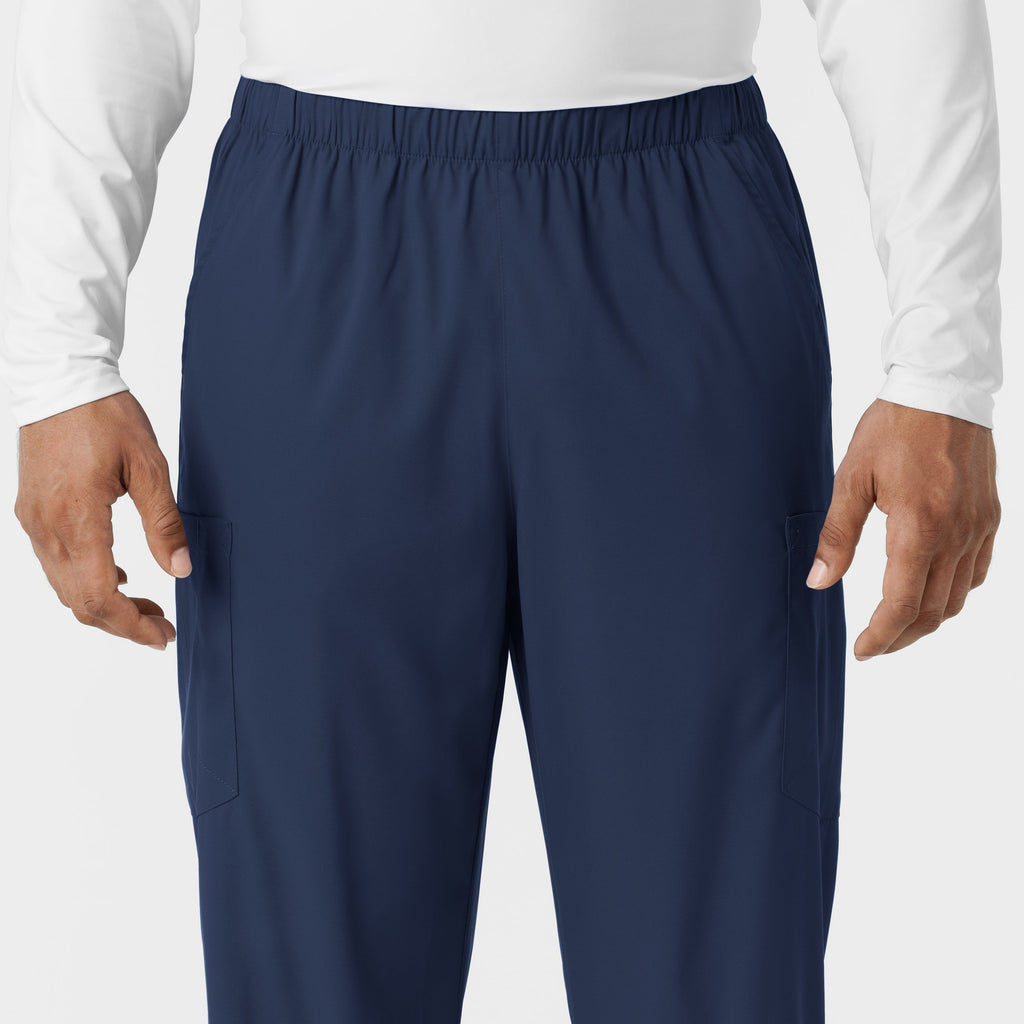 Boundless 5051 Unisex Straight Leg Scrub Pants Navy
