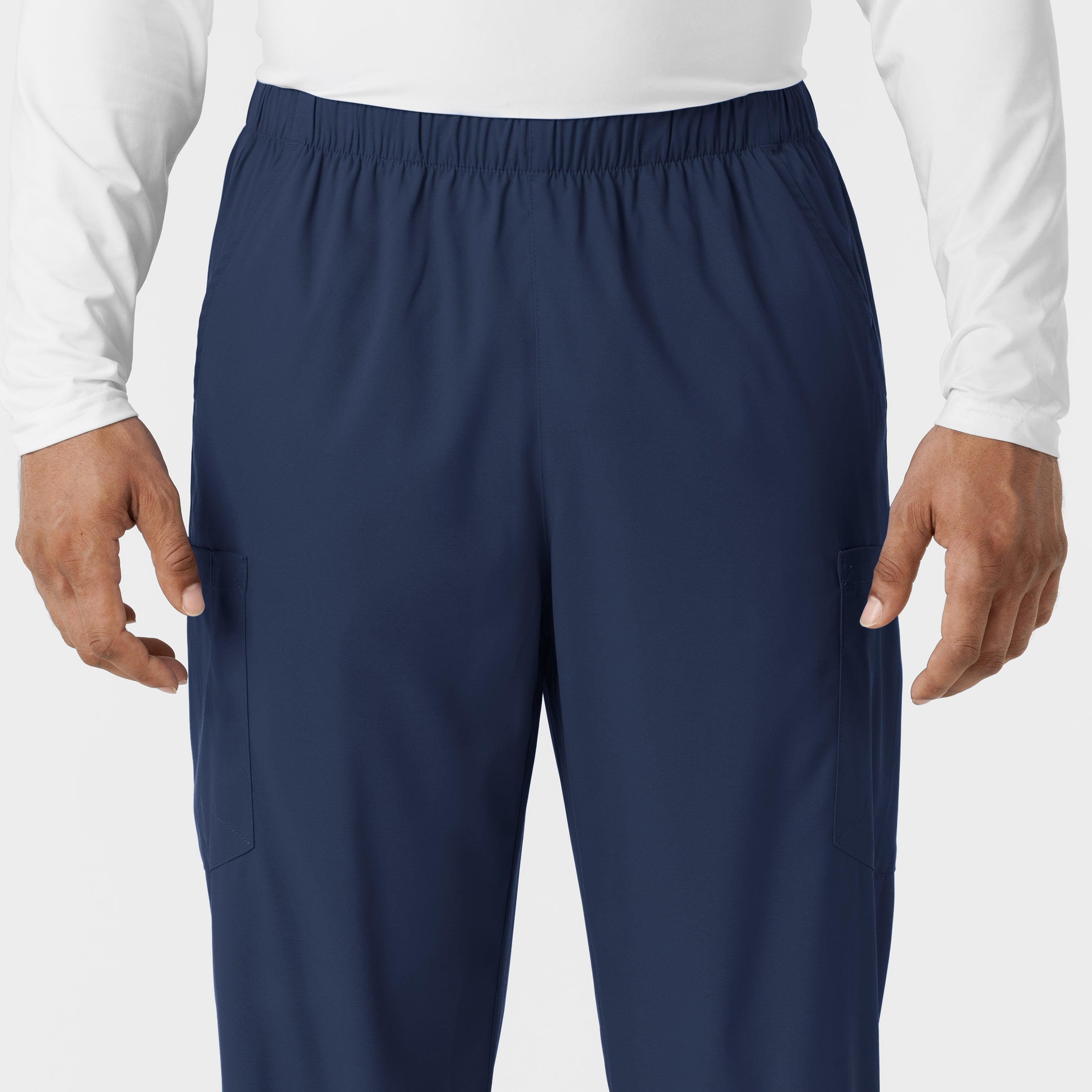 Boundless 5051 Unisex Straight Leg Scrub Pants Navy