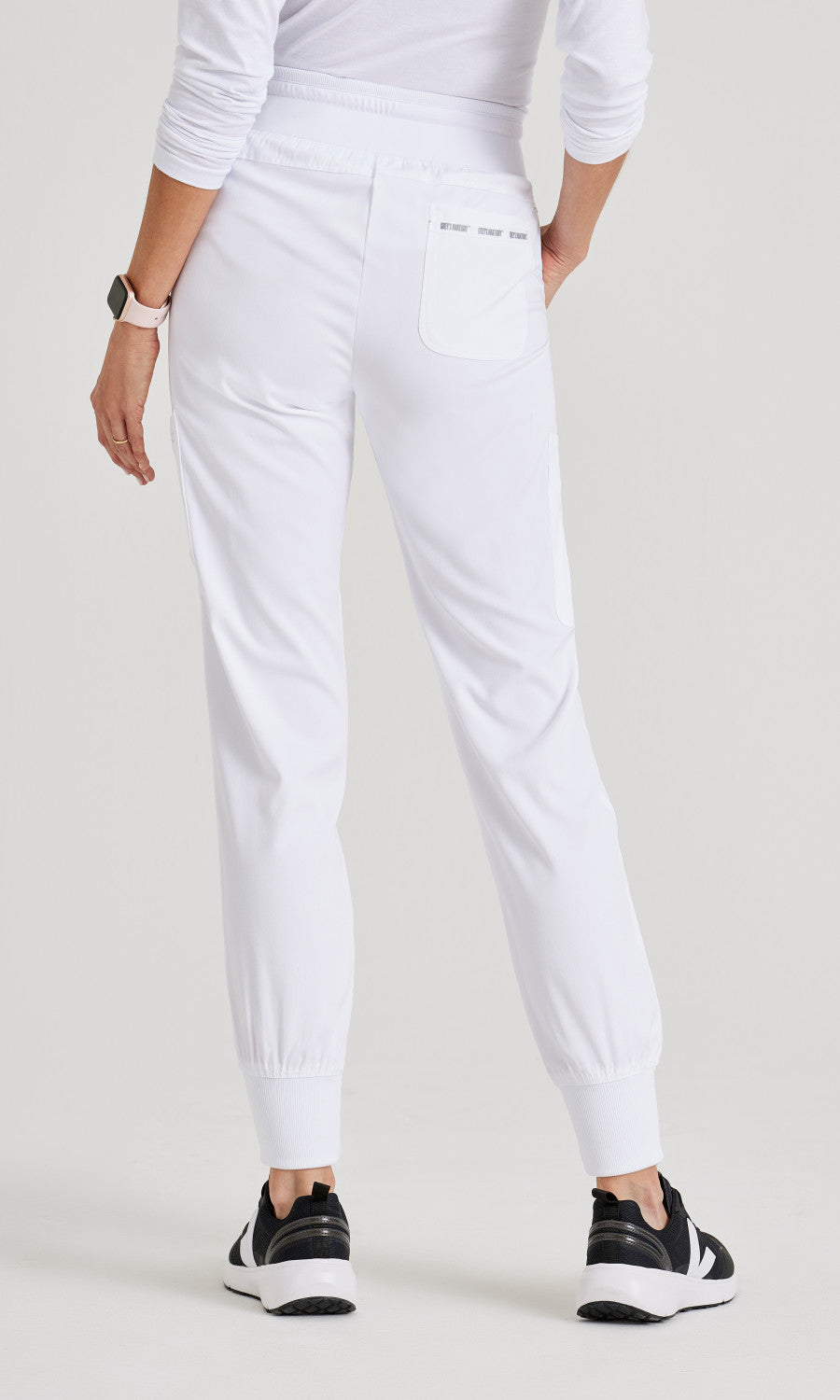 Grey's Anatomy Stretch GRSP527 Carly Jogger White
