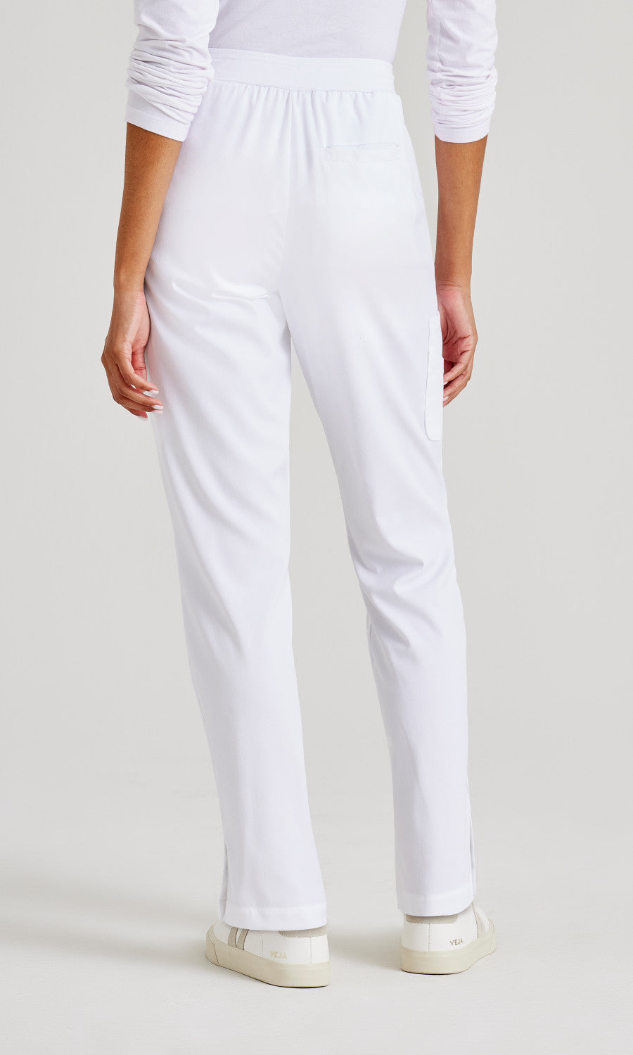 Grey's Anatomy Stretch GRSP526 Serena Scrub Pants White