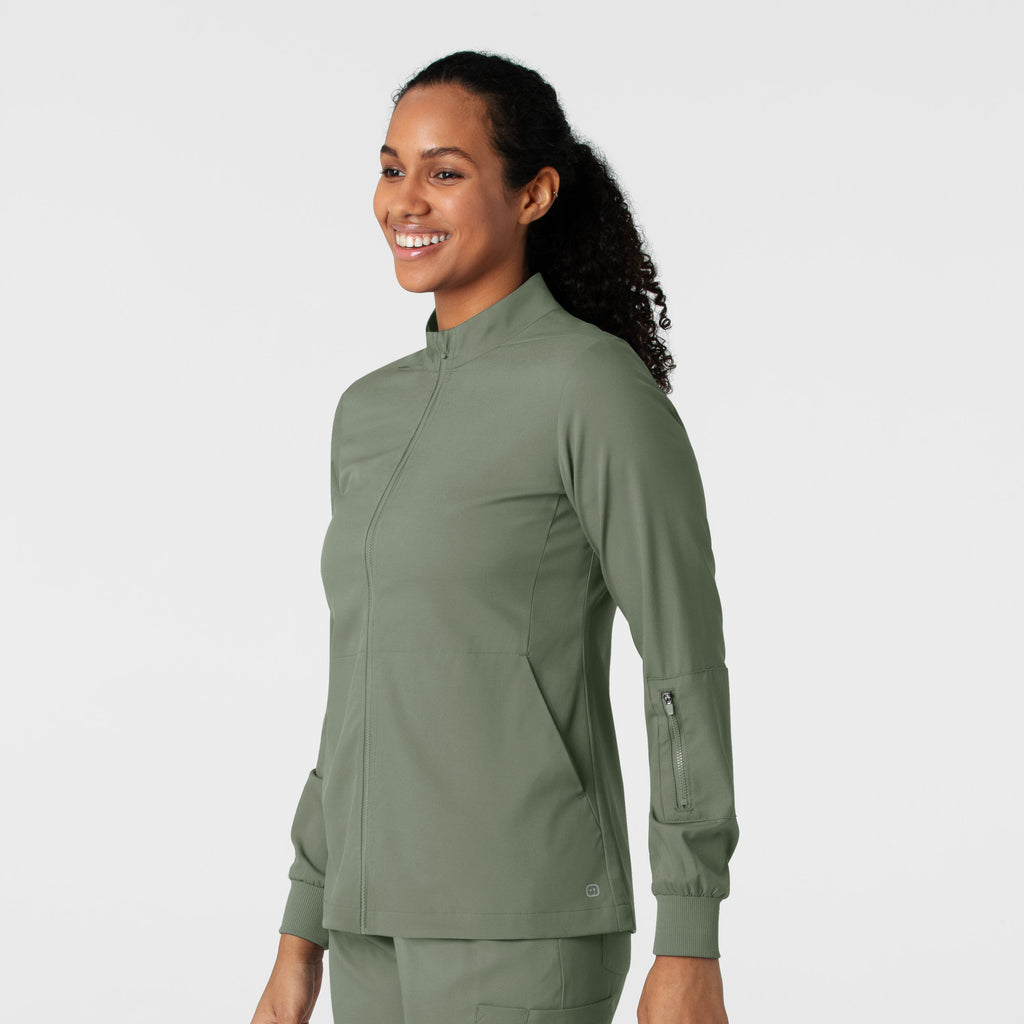 Boundless 8151 Warm Up Scrub Jacket Sage