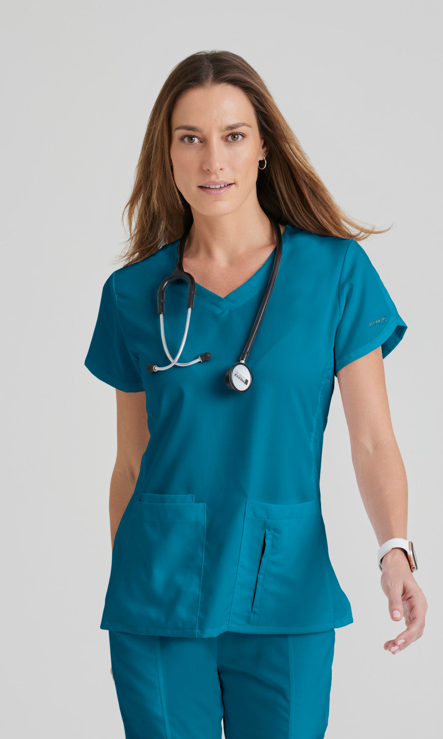 Grey's Anatomy 41423 Cora Scrub Top Bahama