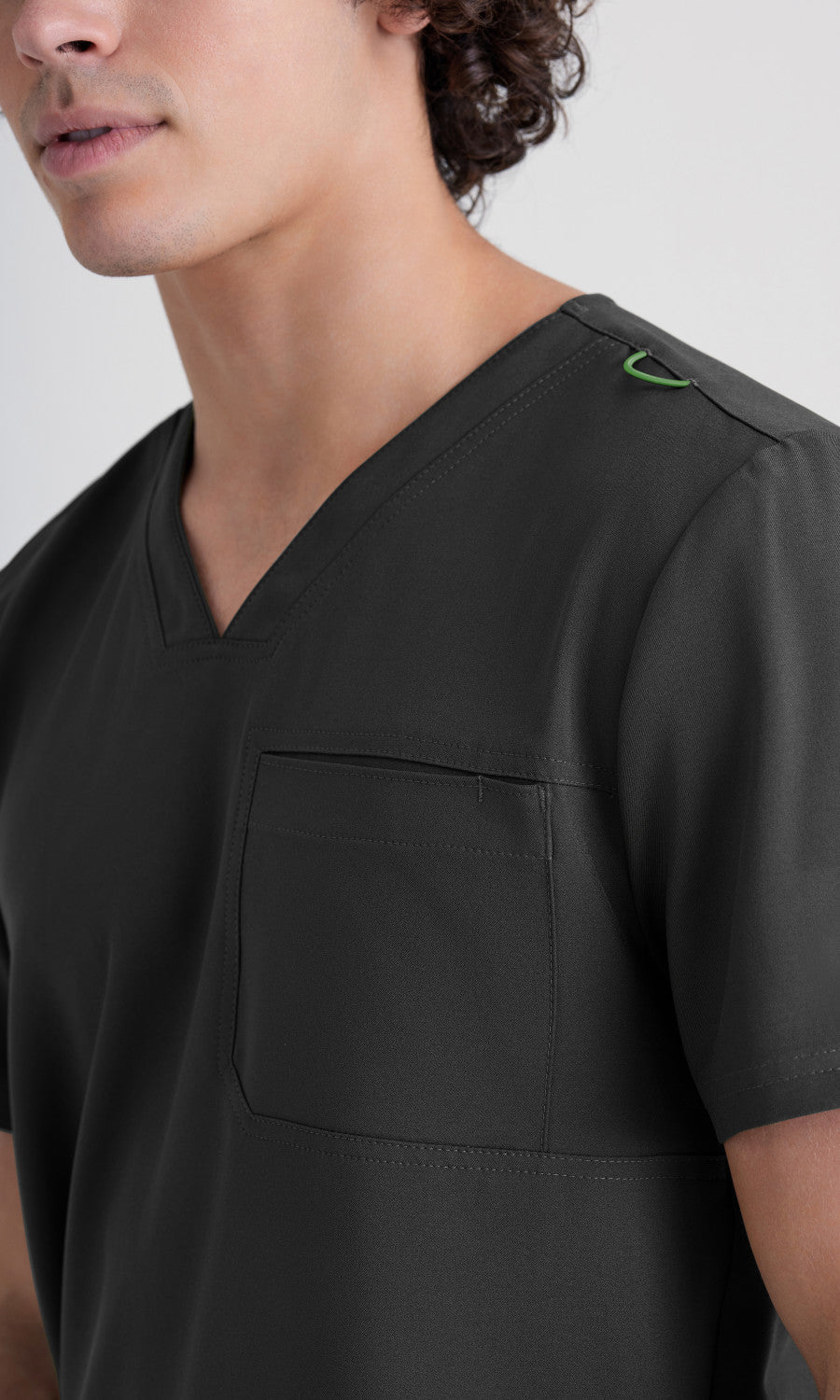 Grey's Anatomy Evolve GSST179 Journey Scrub Top Black