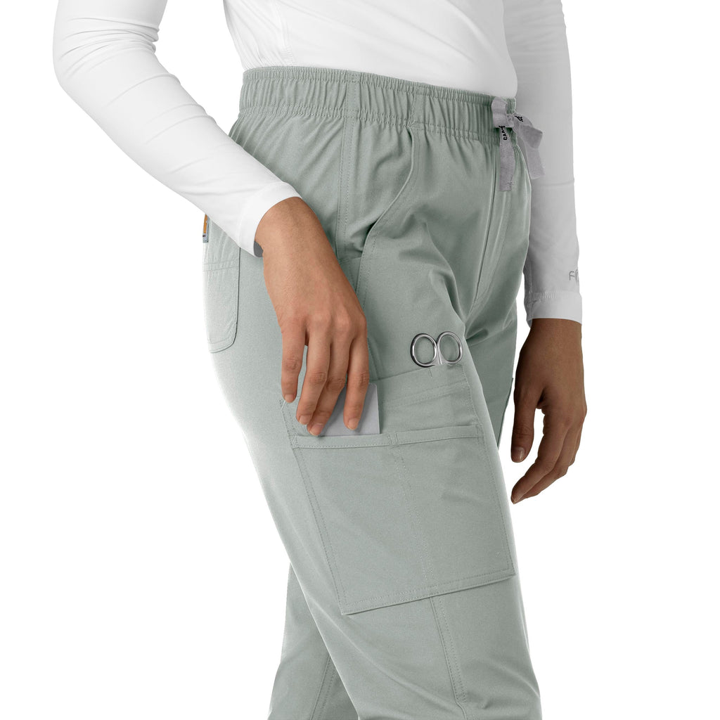Force Essentials C51213 Straight Leg Scrub Pants Grey