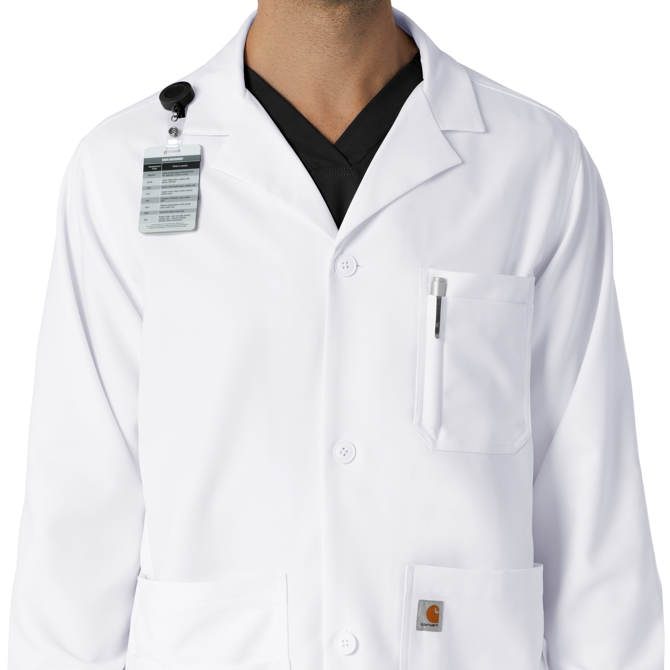 Lab Coats C71005 Men's Consultation Lab Coat White