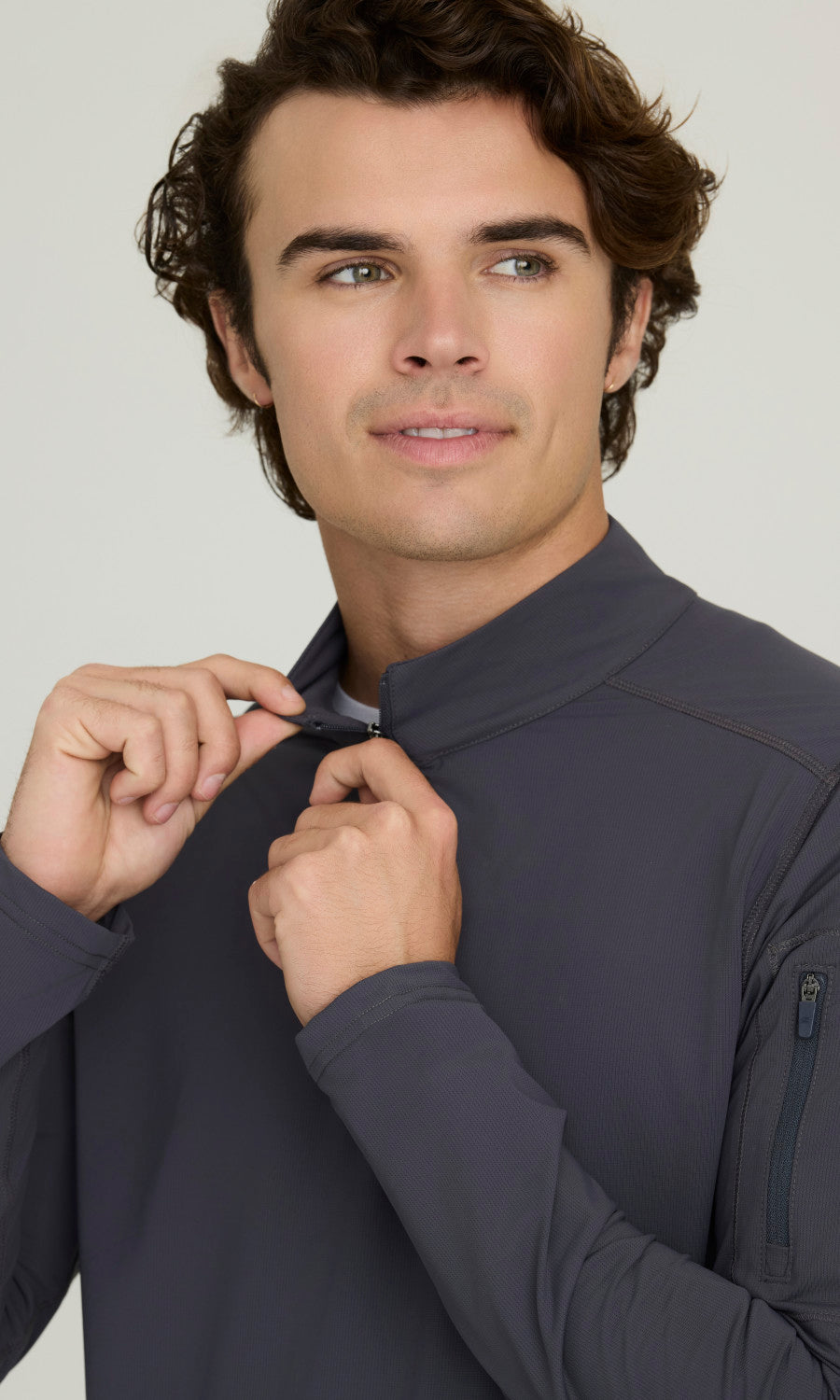 Skechers Slip-ins SKT280 Propel Long Sleeve Top Pewter