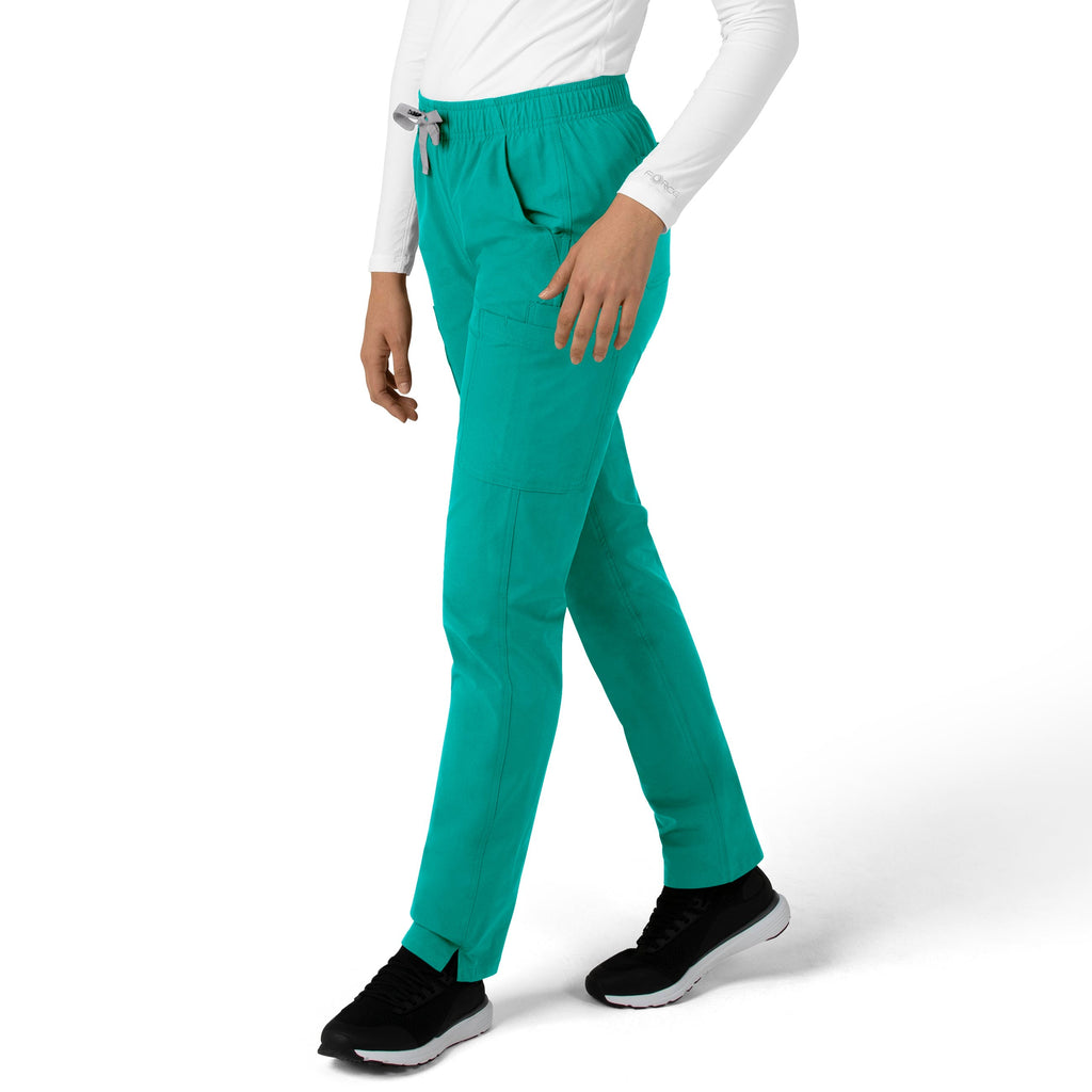 Force Essentials C51213 Straight Leg Scrub Pants Teal Blue