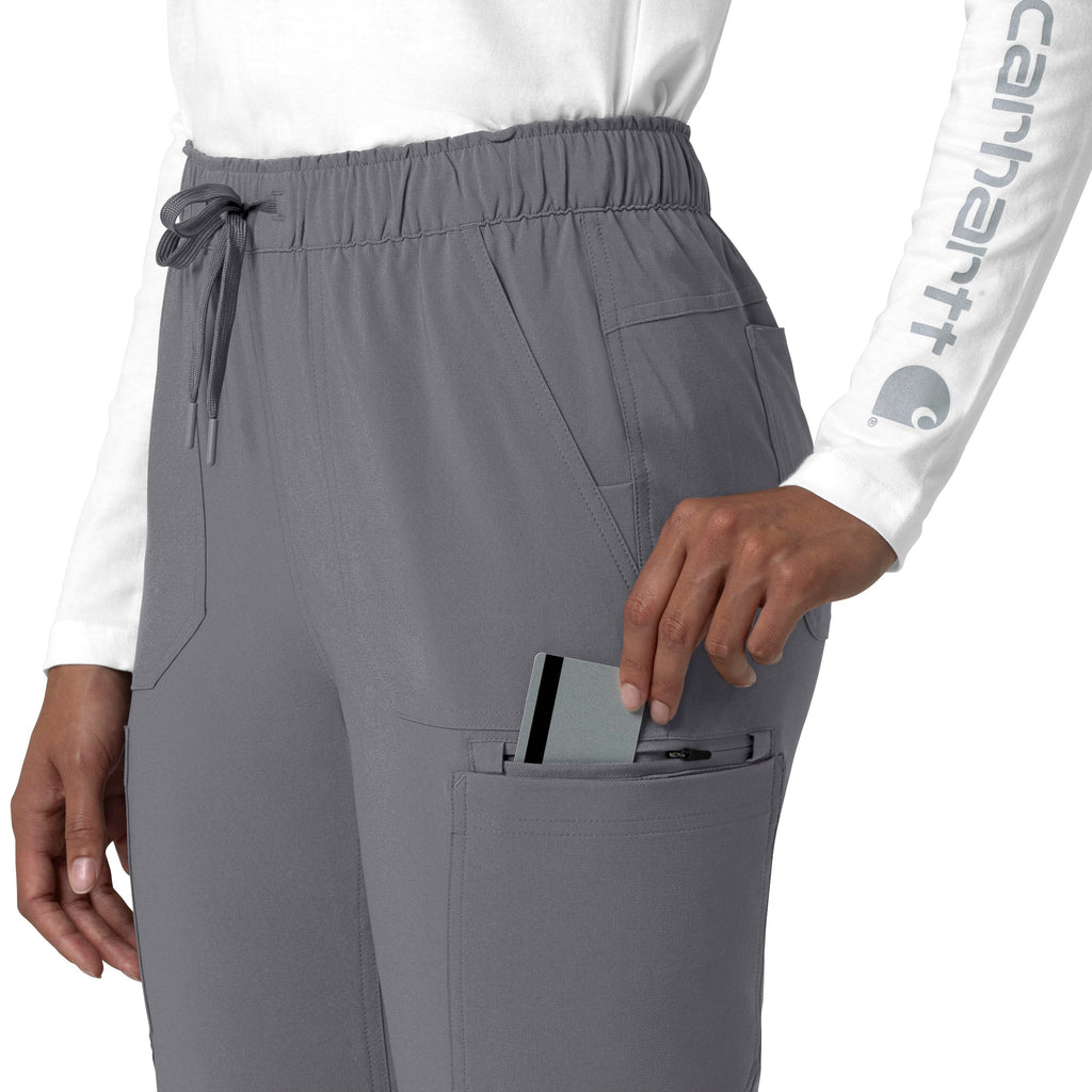 Force Cross-Flex C53210 Straight Leg Cargo Scrub Pants Pewter
