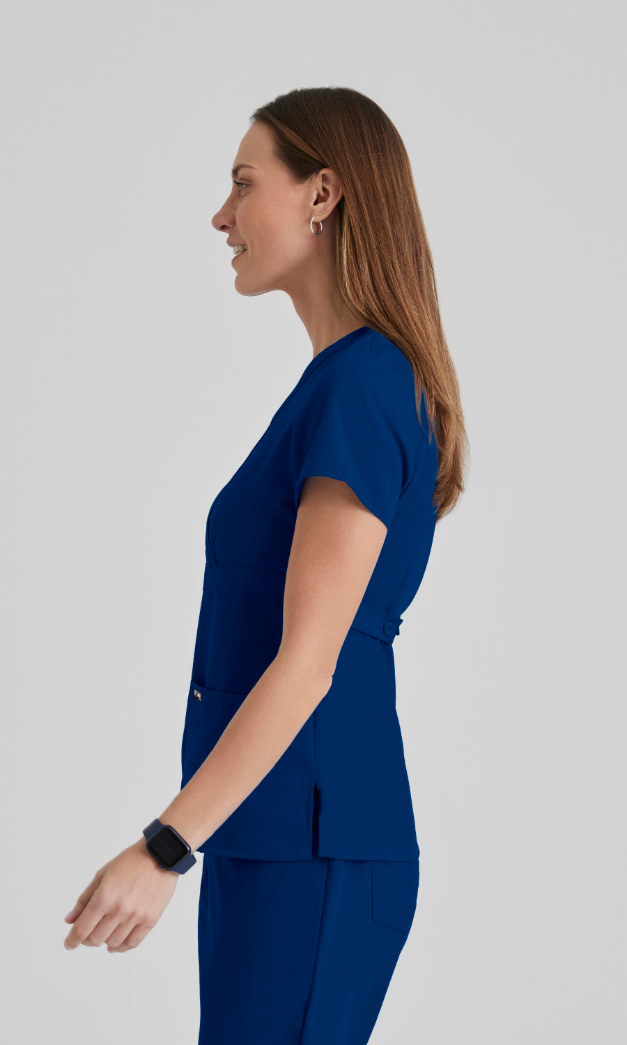 Grey's Anatomy 4153 Riley Scrub Top Indigo