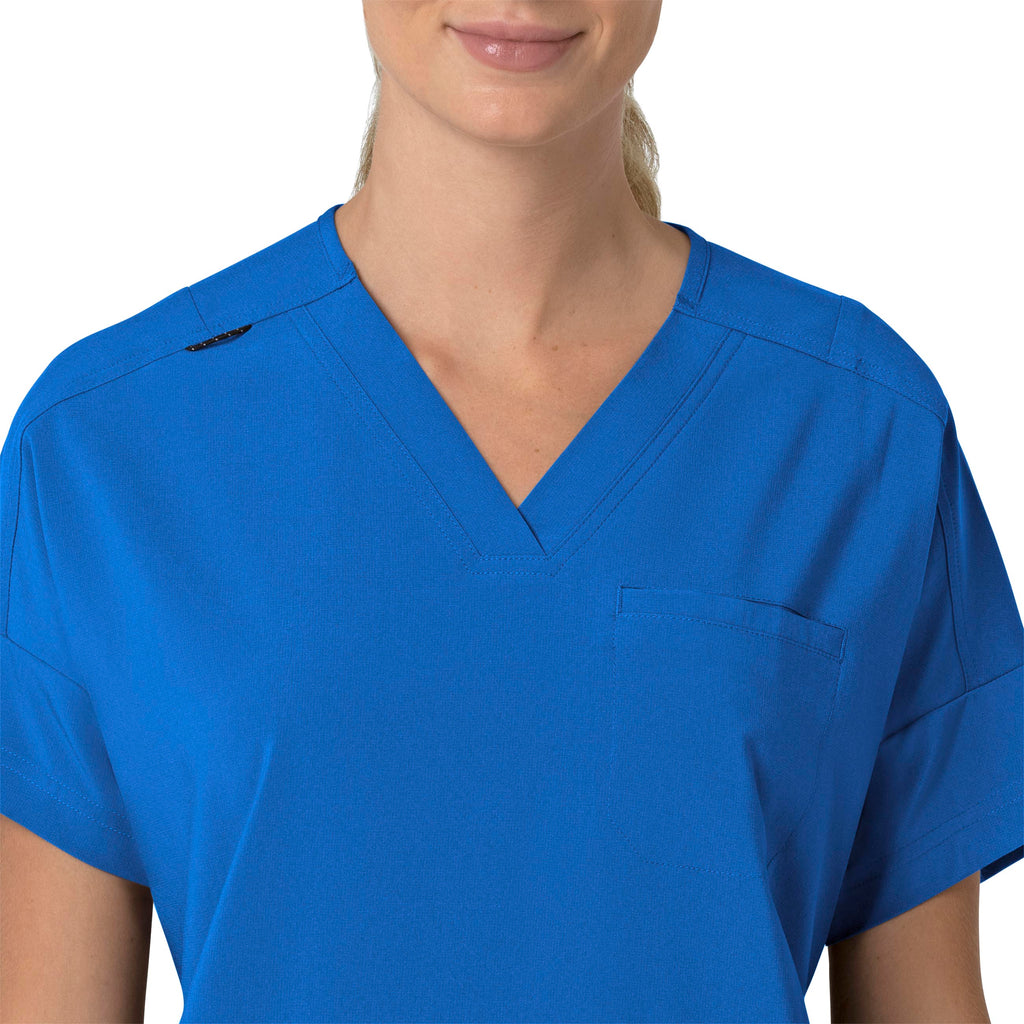 Force Cross-Flex C13110 Oversized V-Neck Scrub Top Royal