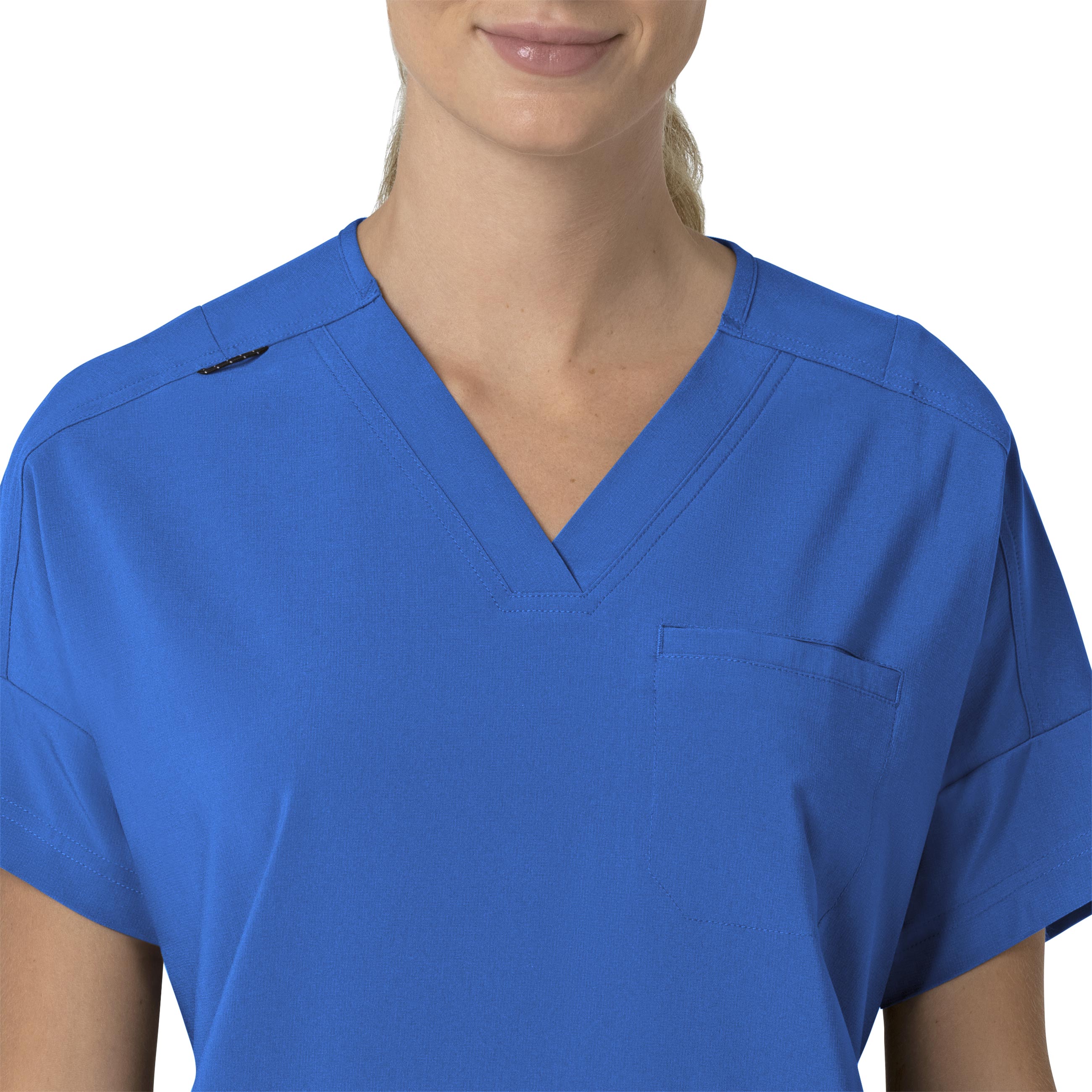 Force Cross-Flex C13110 Oversized V-Neck Scrub Top Royal