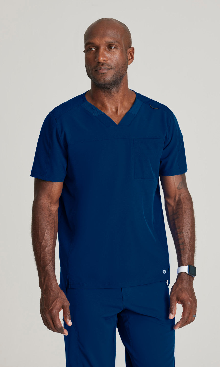 Barco One BOT195 Velocity Scrub Top Indigo