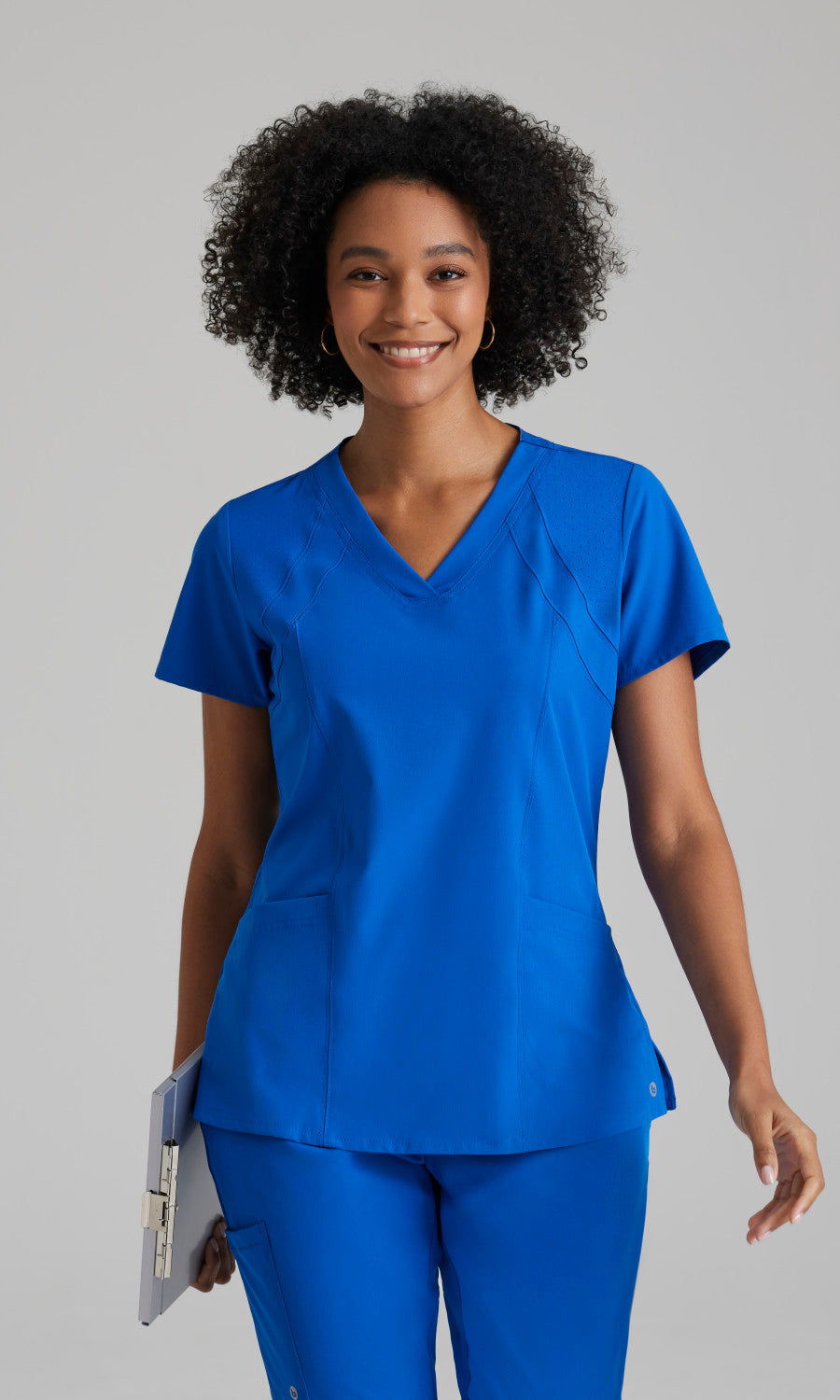 Barco One 5105 Racer Scrub Top New Royal
