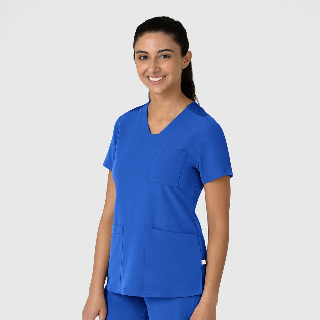 Nova 6132 Flex-n-Reach V-Neck Scrub Top Royal