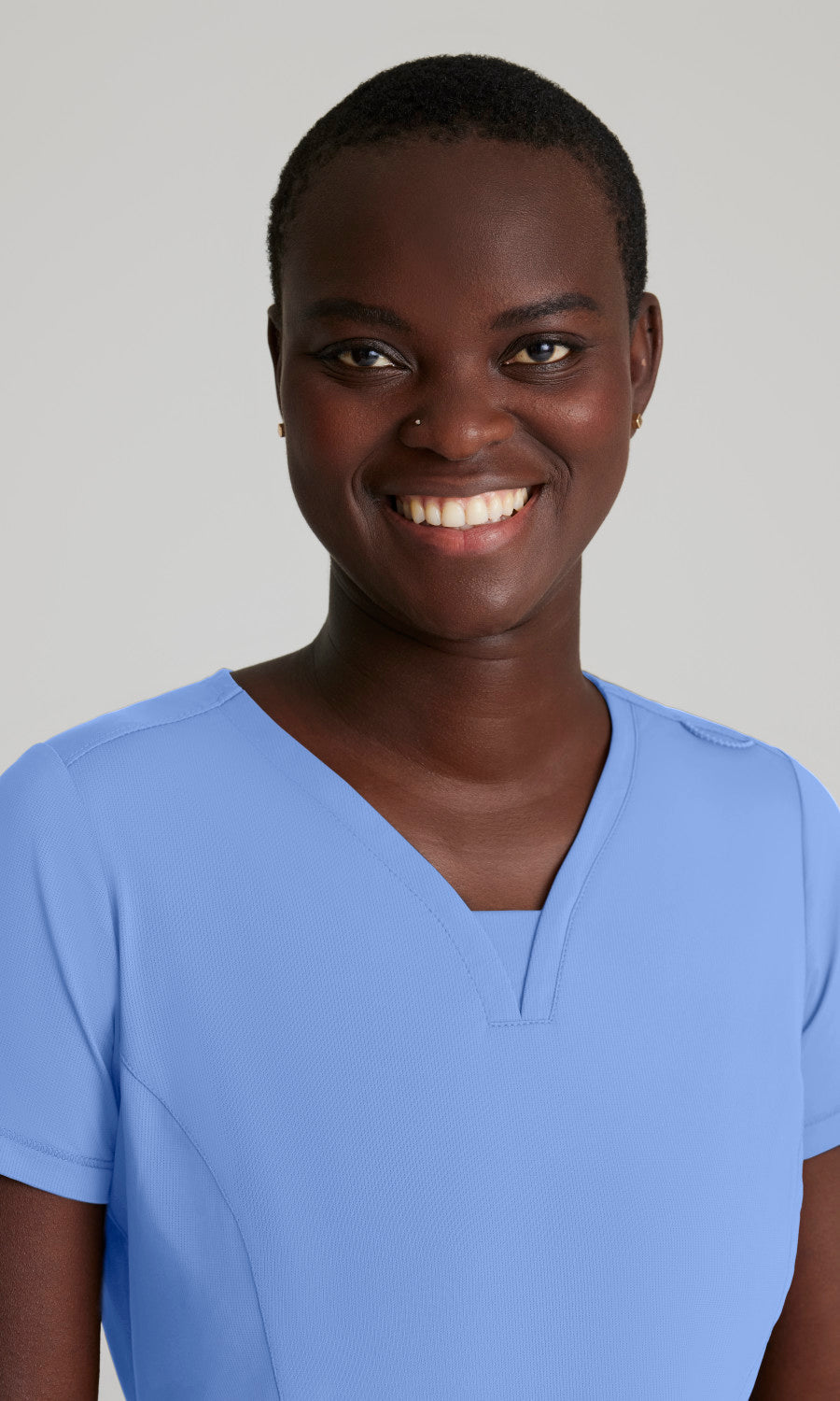 Skechers Slip-Ins Knits SKT220 Serene Knit Scrub Top Ciel Blue