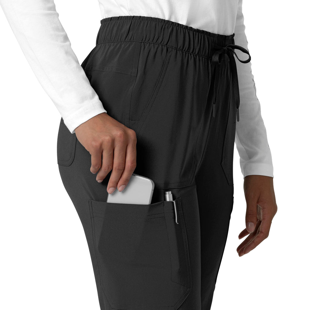 Force Cross-Flex C53210 Straight Leg Cargo Scrub Pants Black