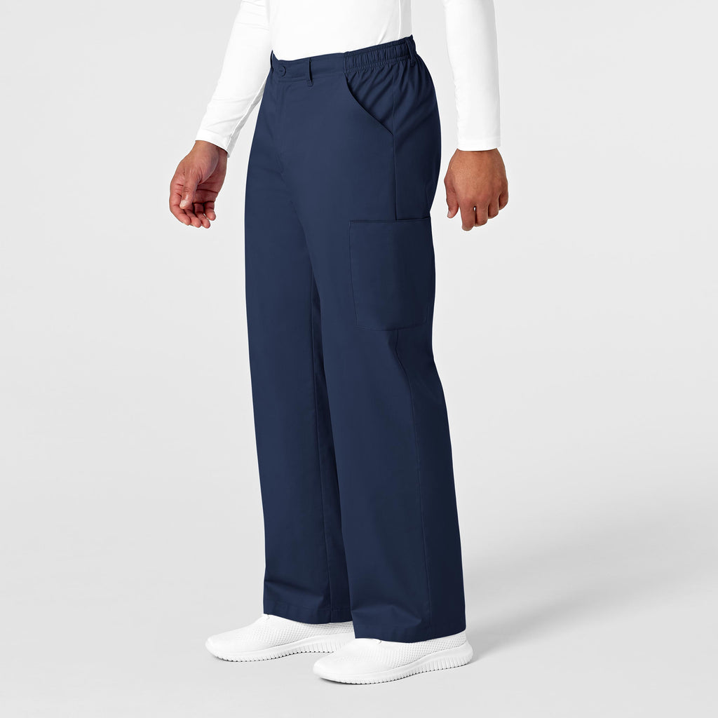 WonderWORK 503 Men's Cargo Scrub Pants Navy