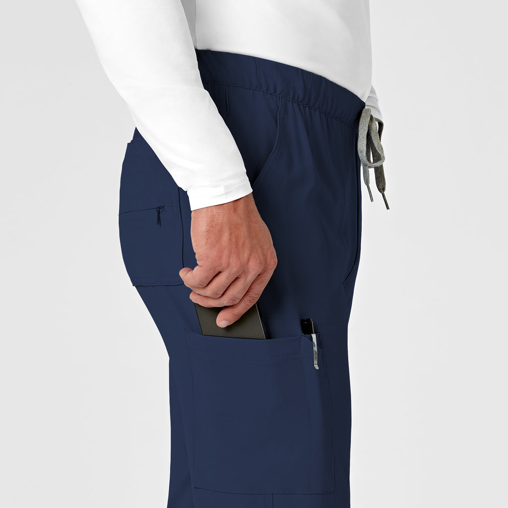 RENEW 5034 Men's Jogger Scrub Pants Navy