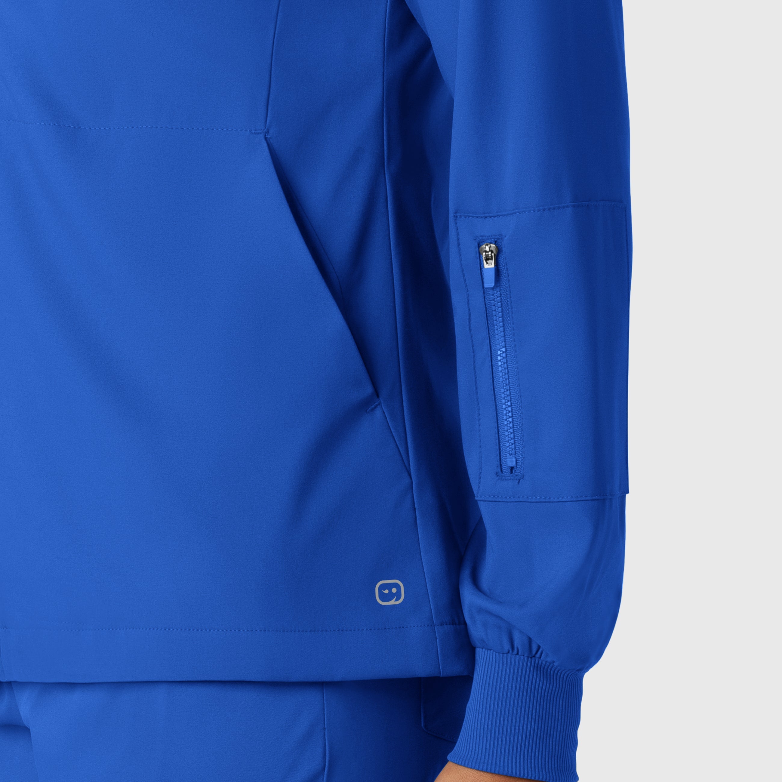 Boundless 8151 Warm Up Scrub Jacket Royal