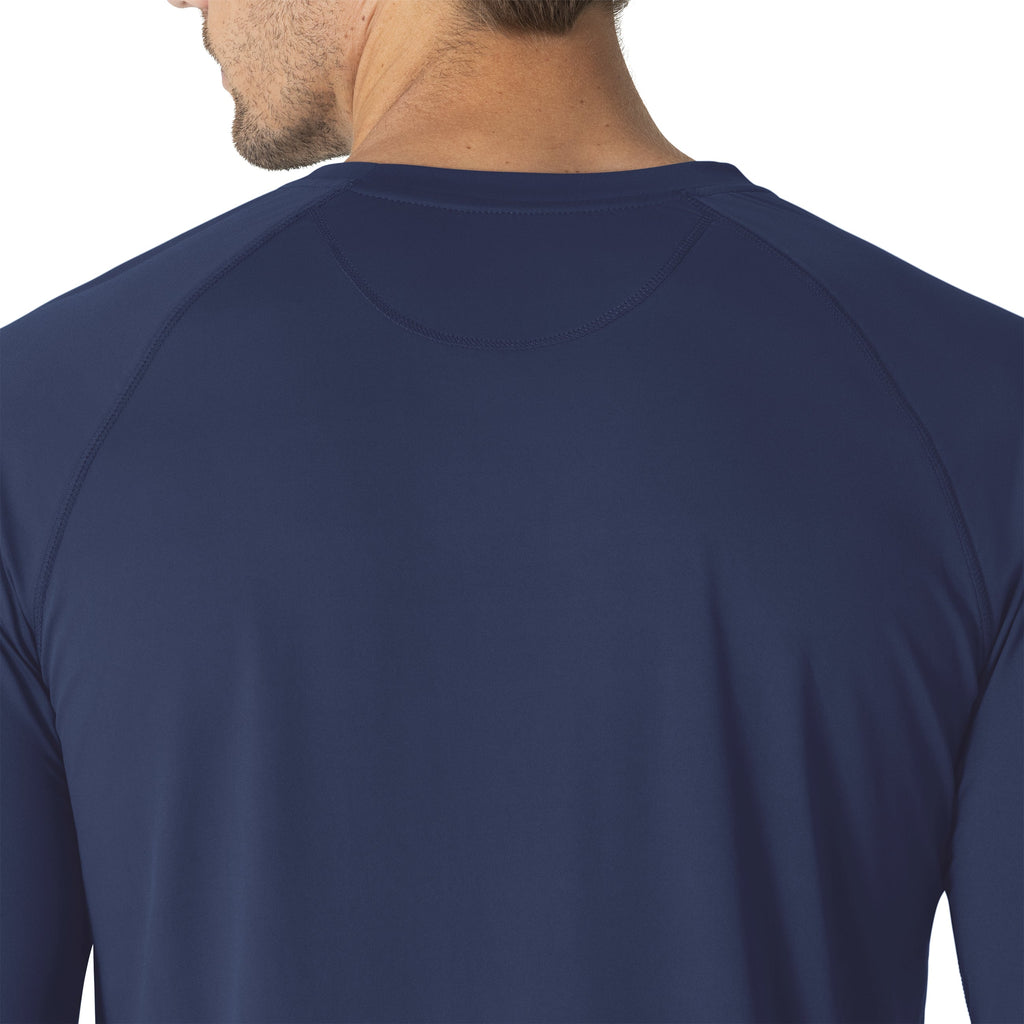 Force Sub-Scrubs C32002 Men's Performance Long Sleeve Tee Navy