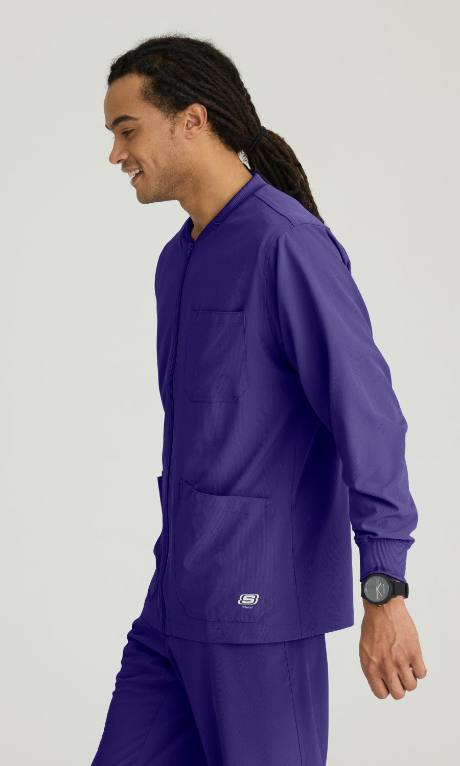 Skechers SK0408 Structure Scrub Jacket New Grape