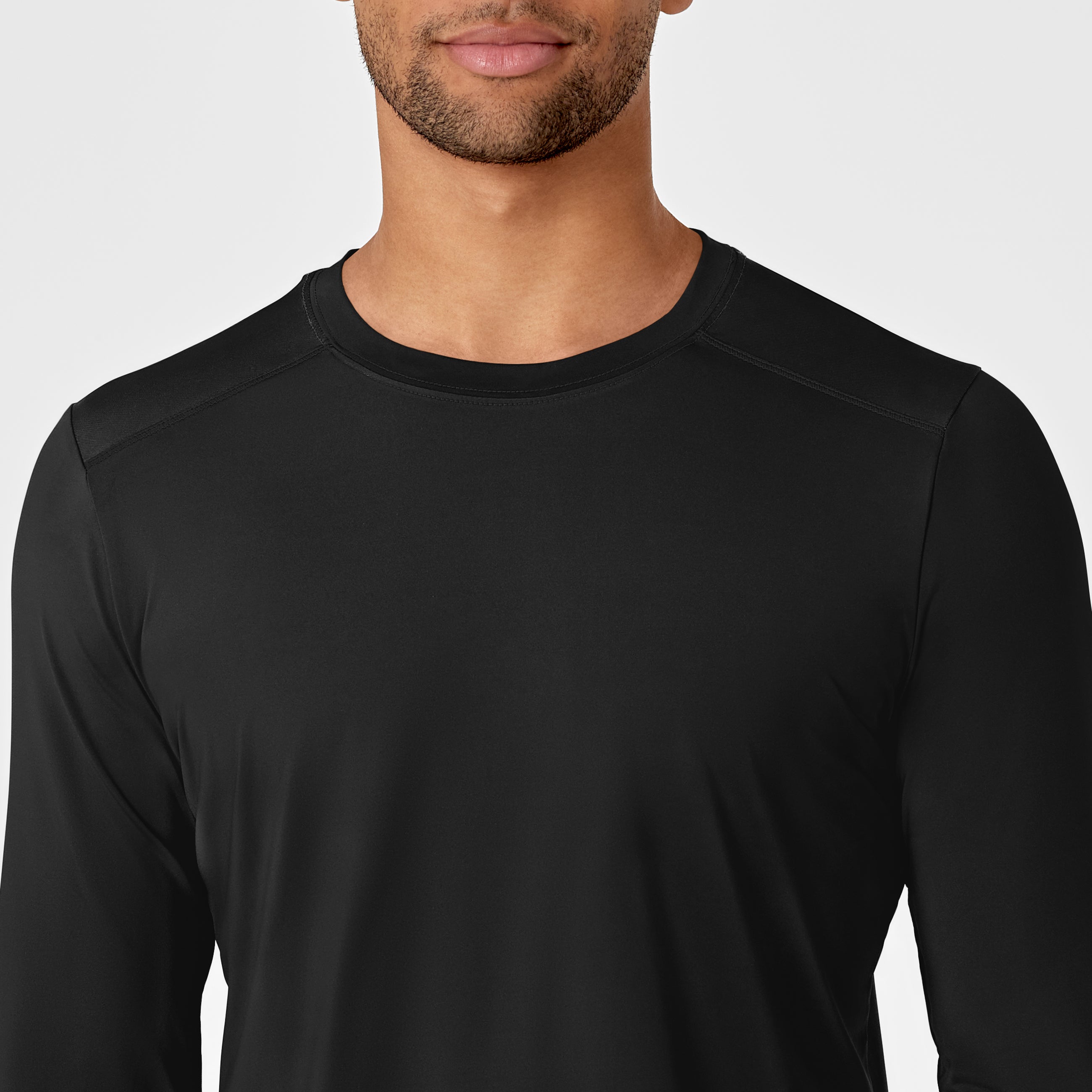Layers 2629 Men's Performance Long Sleeve Tee Black