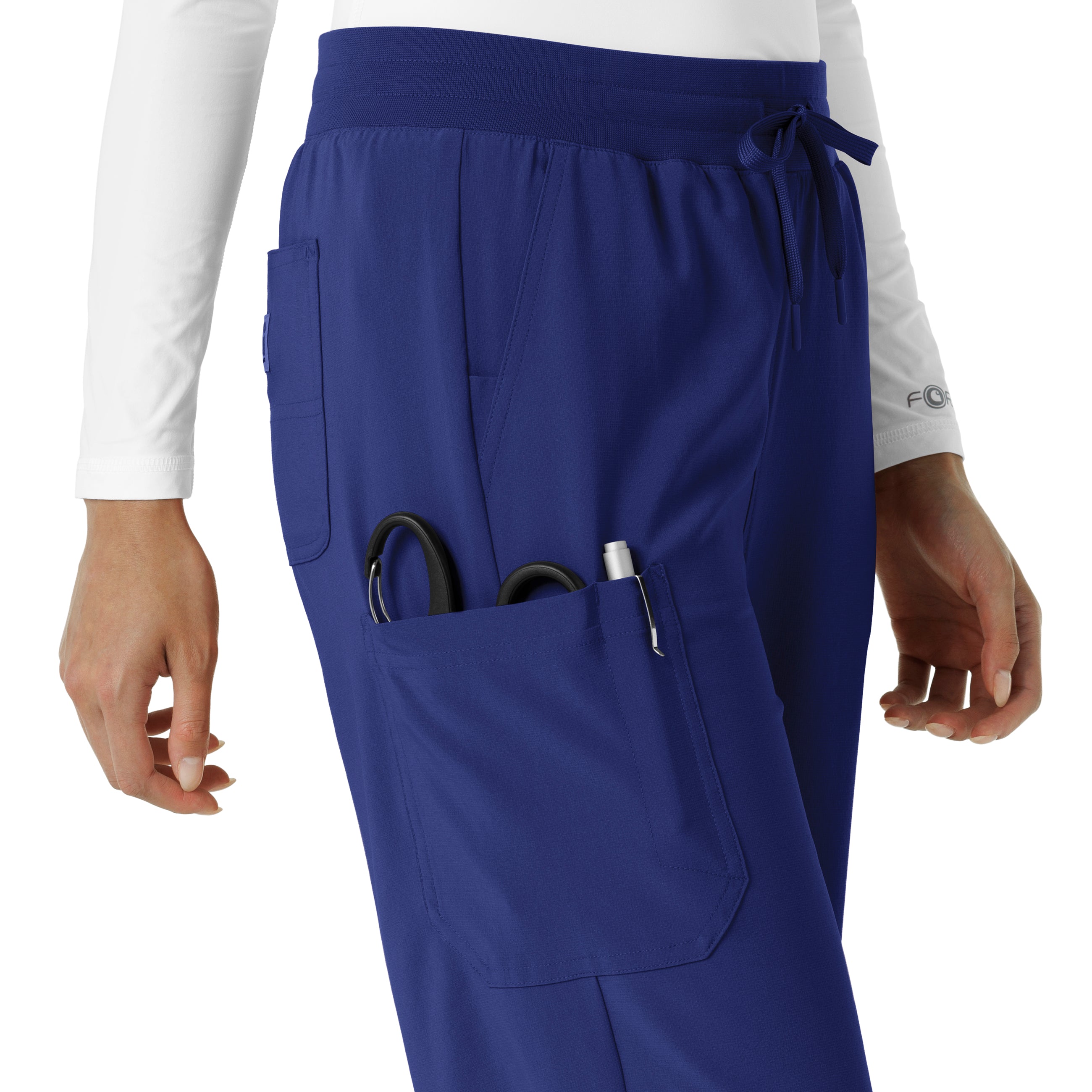 Force Cross-Flex C53310 Women's Boot Cut Scrub Pants Galaxy Blue