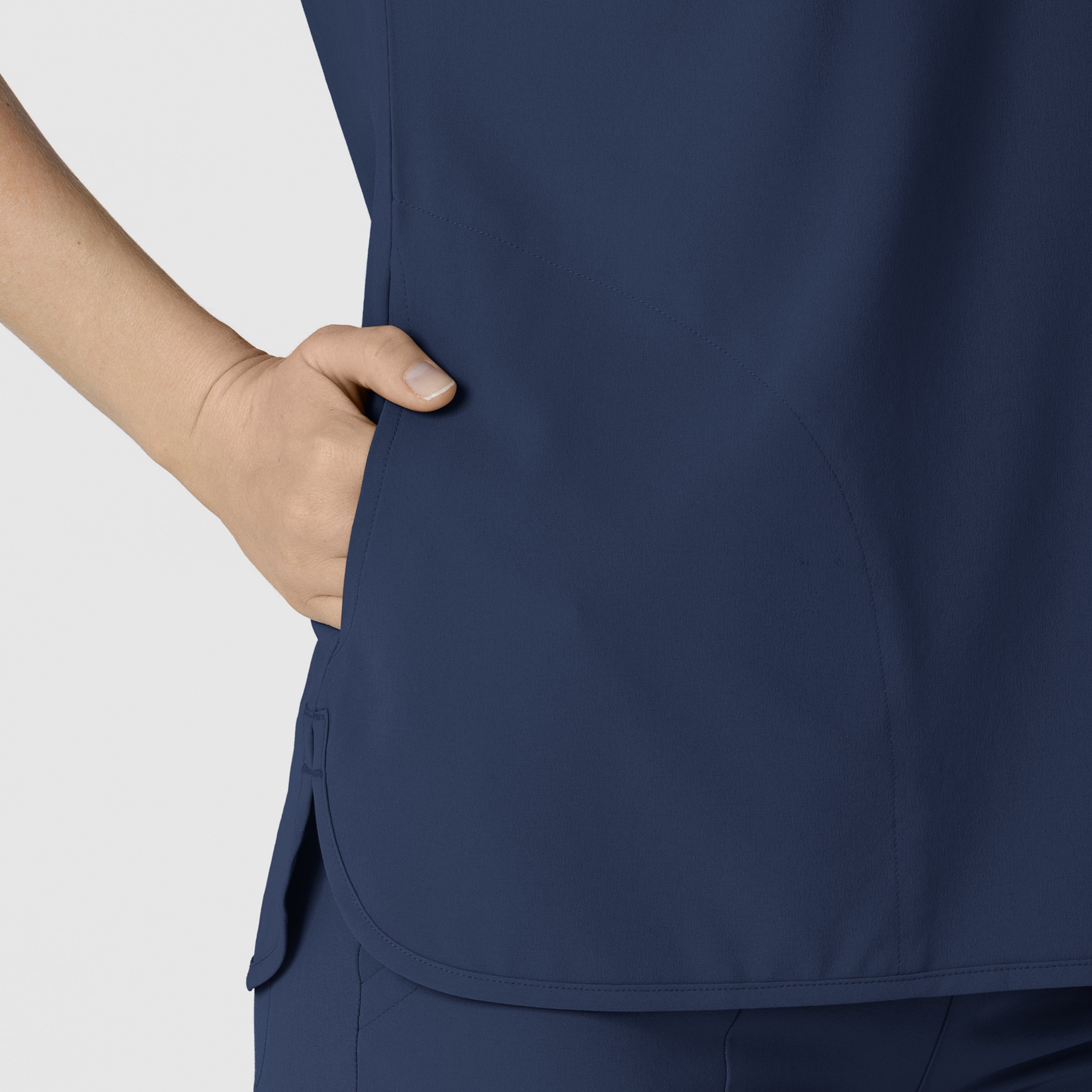 RENEW 6634 Dolman Scrub Top Navy