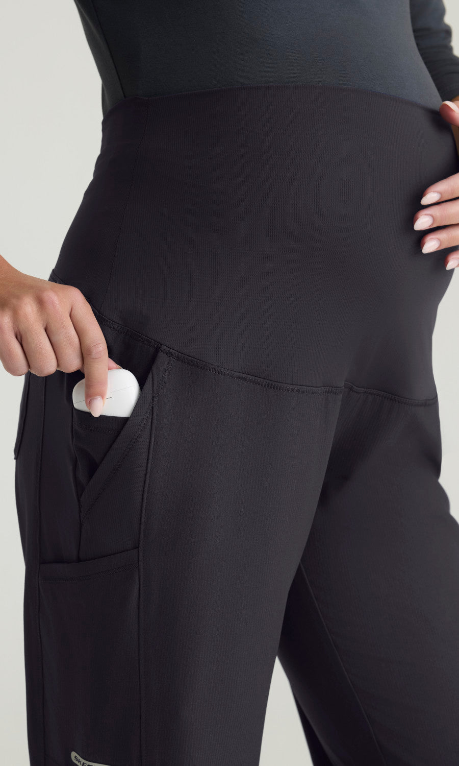 Skechers SKP705 Nurture Maternity Pant Pewter