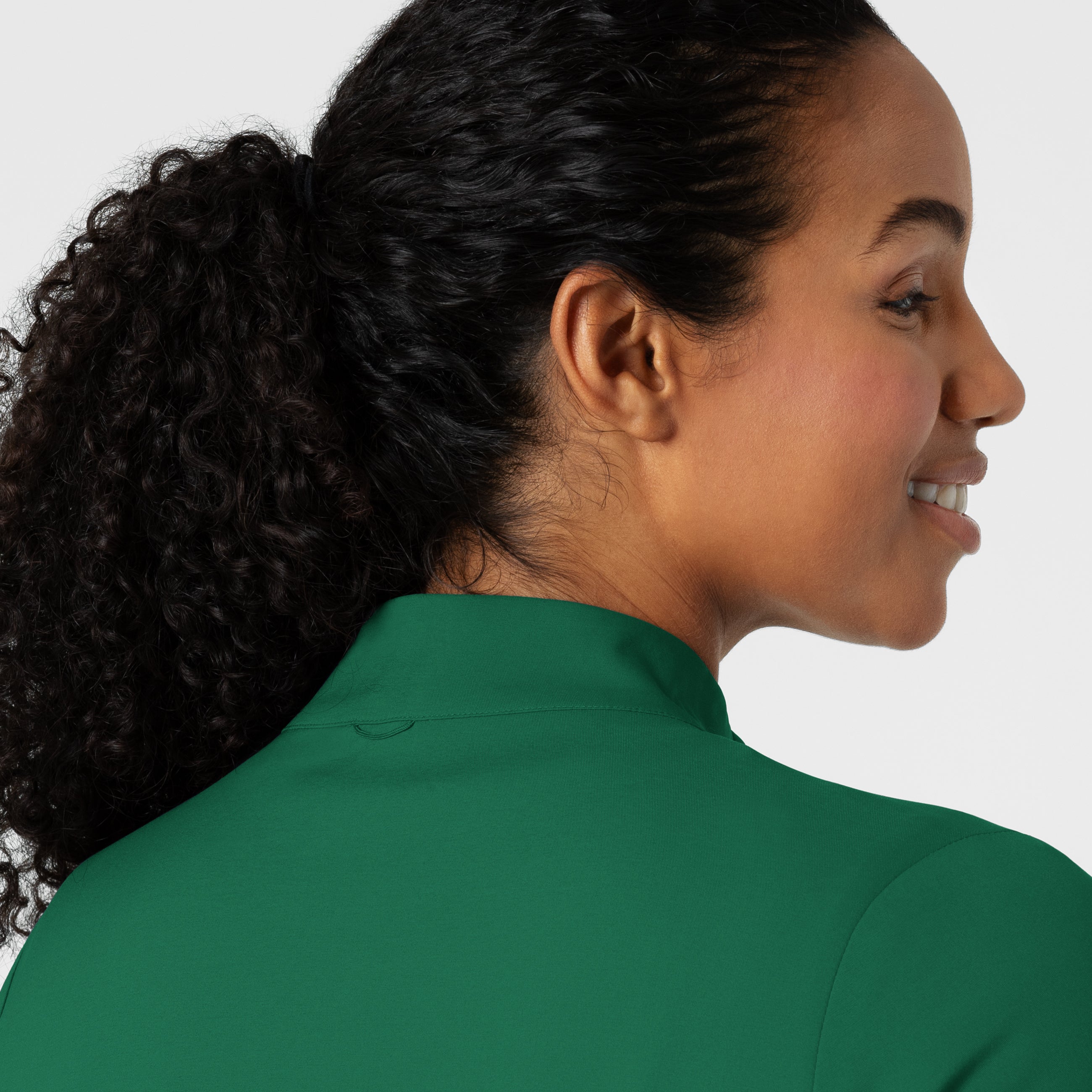 Boundless 8151 Warm Up Scrub Jacket Hunter